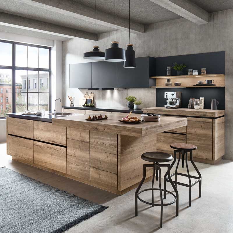 Moderne hochwertige Küche